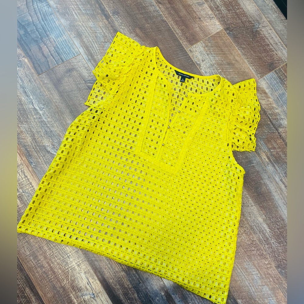 chartreuse top